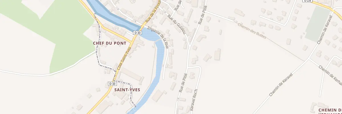 Plan du 5215 Rue du Bas de la Riviere à La Roche-Jaudy