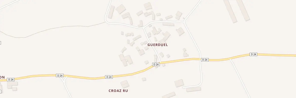 Plan du 9 Guerduel à Pont-Melvez