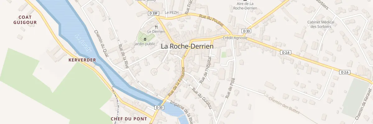 Plan du 7 Rue de la Fontaine à La Roche-Jaudy