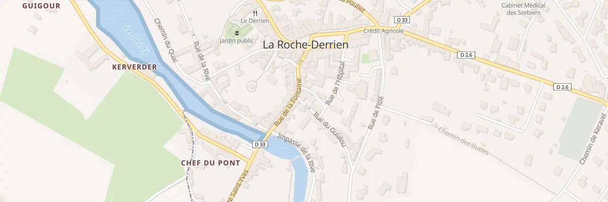 Plan du 15 Rue de la Fontaine à La Roche-Jaudy
