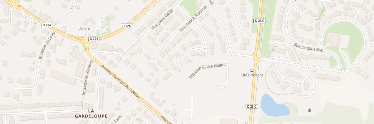 Plan du 13 Rue Mc et P Vaillant Couturier à Hennebont