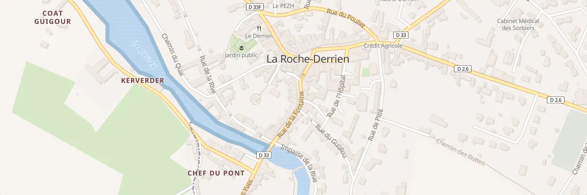 Plan du 12 Rue de la Fontaine à La Roche-Jaudy