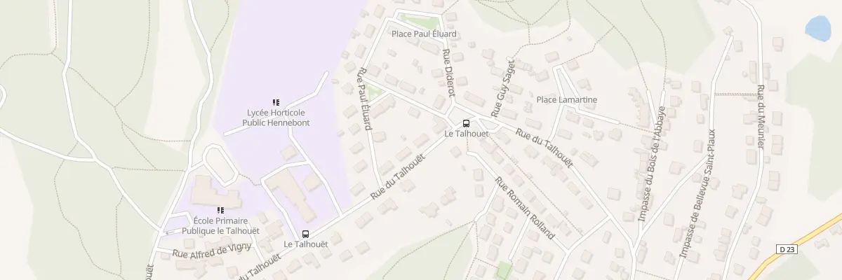 Plan du 58 Rue du Talhouët à Hennebont