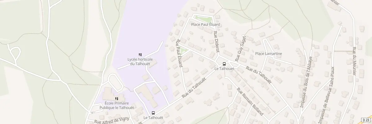 Plan du 6 Rue Paul Eluard à Hennebont