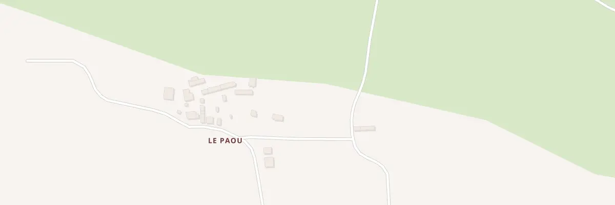 Plan du 9 Le Paou à Gurunhuel