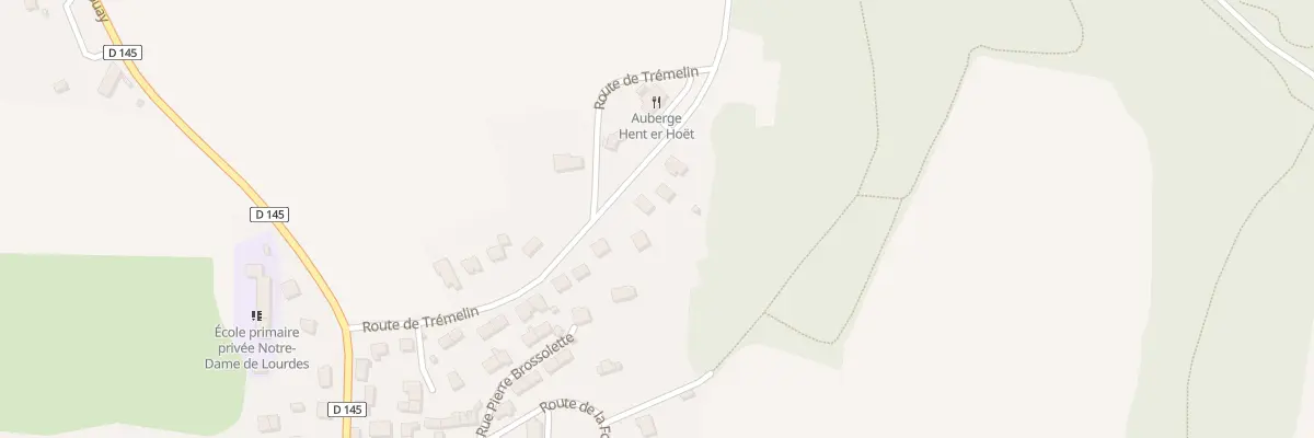 Plan du 23 Rte de Trémelin à Inzinzac-Lochrist