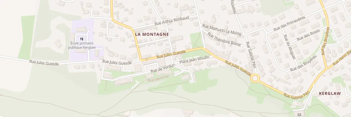 Plan du 4 Rue Jules Guesde à Inzinzac-Lochrist