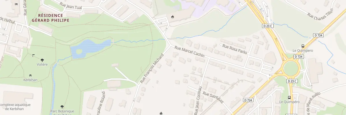 Plan du 34 Rue François Michard à Hennebont