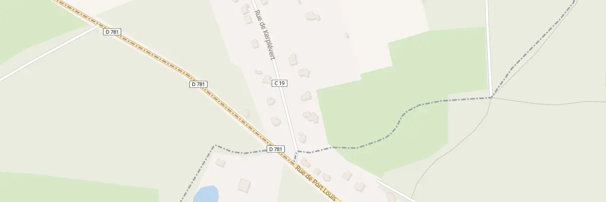 Plan du 21 Rue de Kerplévert à Merlevenez
