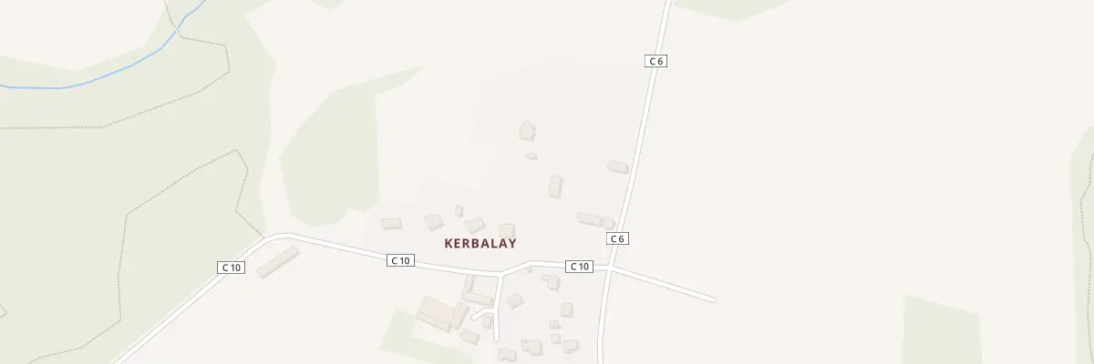 Plan du 6 Kerbalay à Kervignac