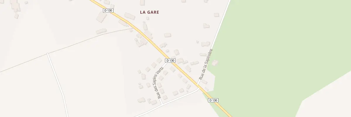 Plan du 22 Rue de la Gare à Lignol