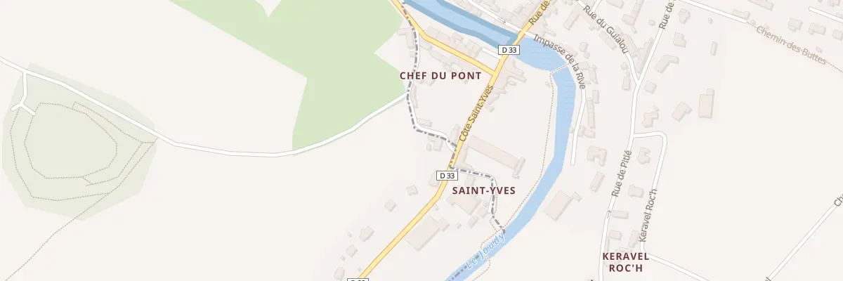 Plan du 2 Côte Saint-Yves à Langoat