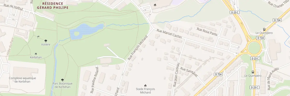 Plan du 30 Rue François Michard à Hennebont