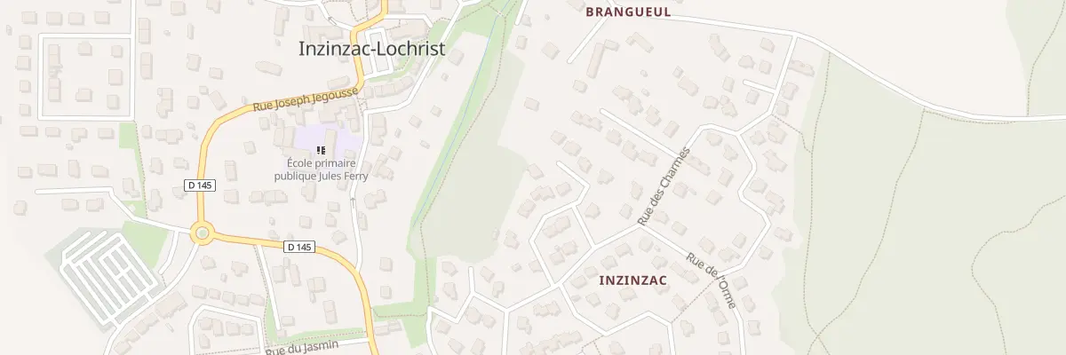 Plan du 5 Rue de l’Aulne à Inzinzac-Lochrist