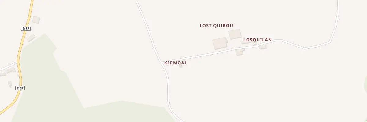 Plan du 5065 Kermoal à Trémargat