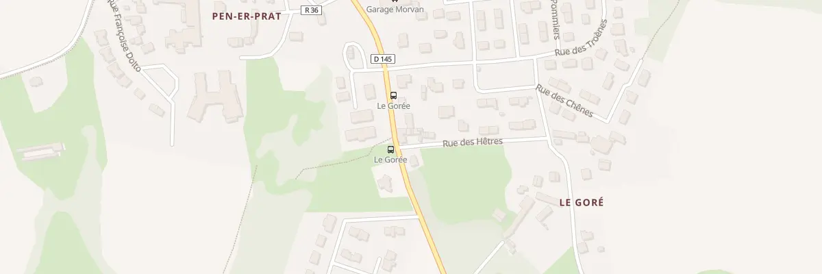 Plan du 1 Rue des Hêtres à Inzinzac-Lochrist