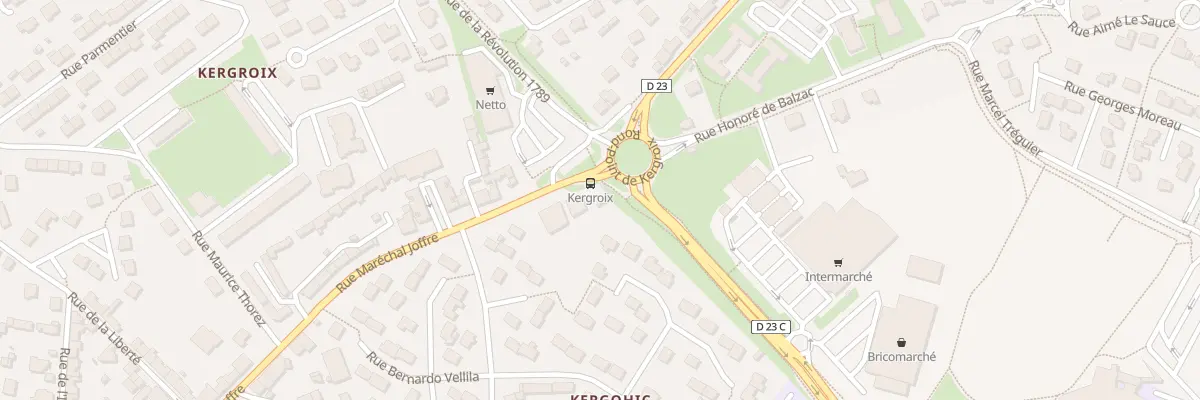 Plan du 142T Rue Mal Joffre à Hennebont