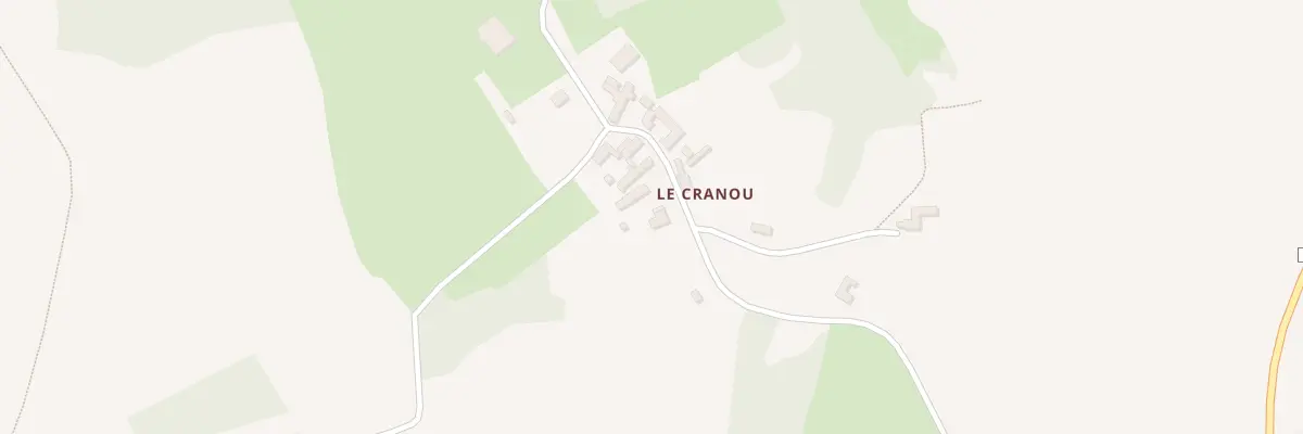 Plan du 1 Le Cranou à Tréglamus