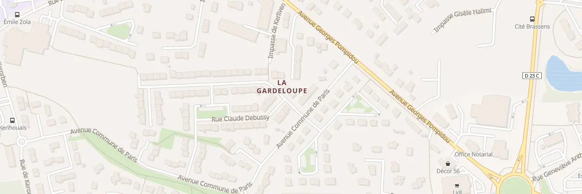 Plan du 2 Rue Hector Berlioz à Hennebont
