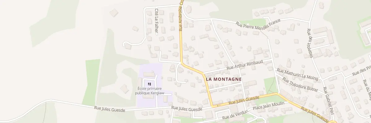 Plan du 13 Rue Ambroise Croizat à Inzinzac-Lochrist