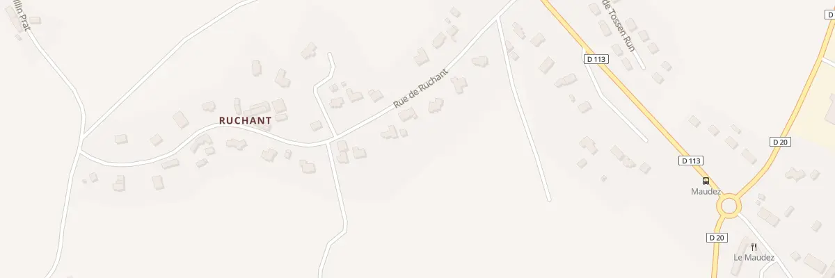 Plan du 22 Rue de Ruchant à Pédernec