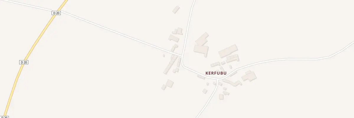 Plan du 3 Kerfubu à Pont-Melvez