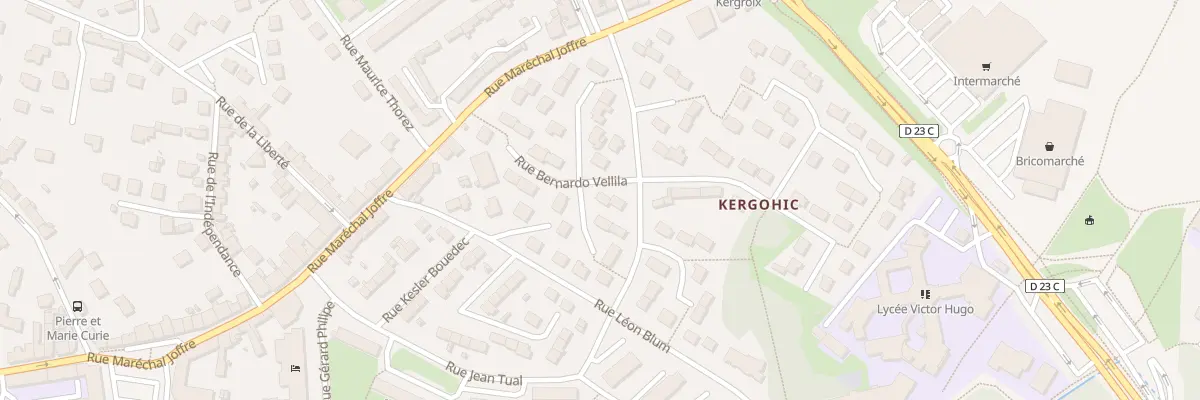 Plan du 1 Rue Bernardo Vellila à Hennebont