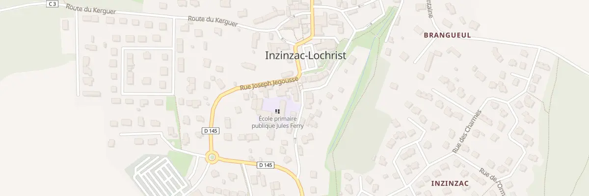 Plan du 24 Rue des Anciens Combattants à Inzinzac-Lochrist