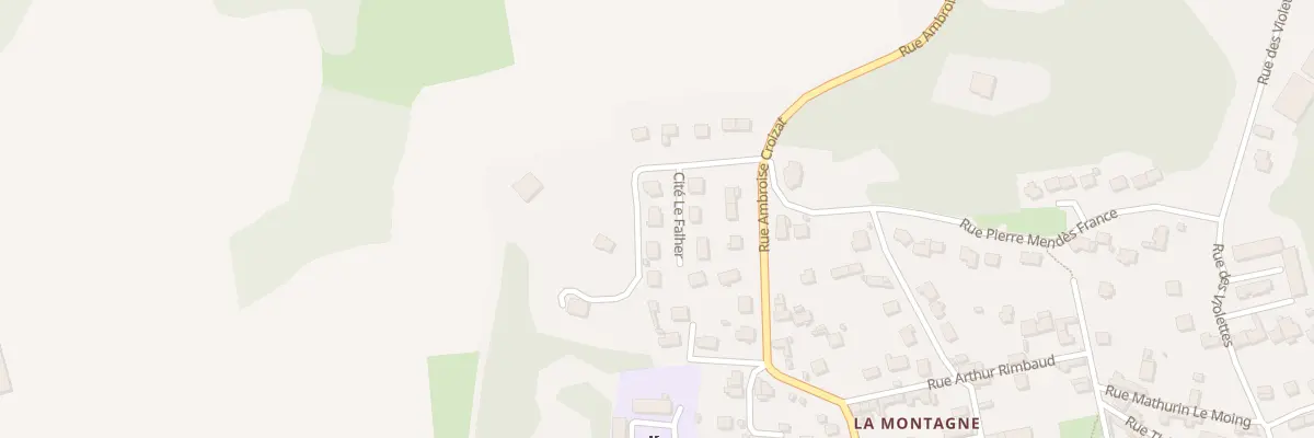 Plan du 13 Cité Le Falher à Inzinzac-Lochrist