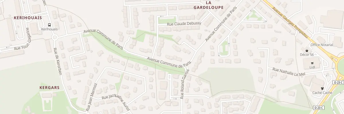 Plan du 26 Av Commune de Paris à Hennebont