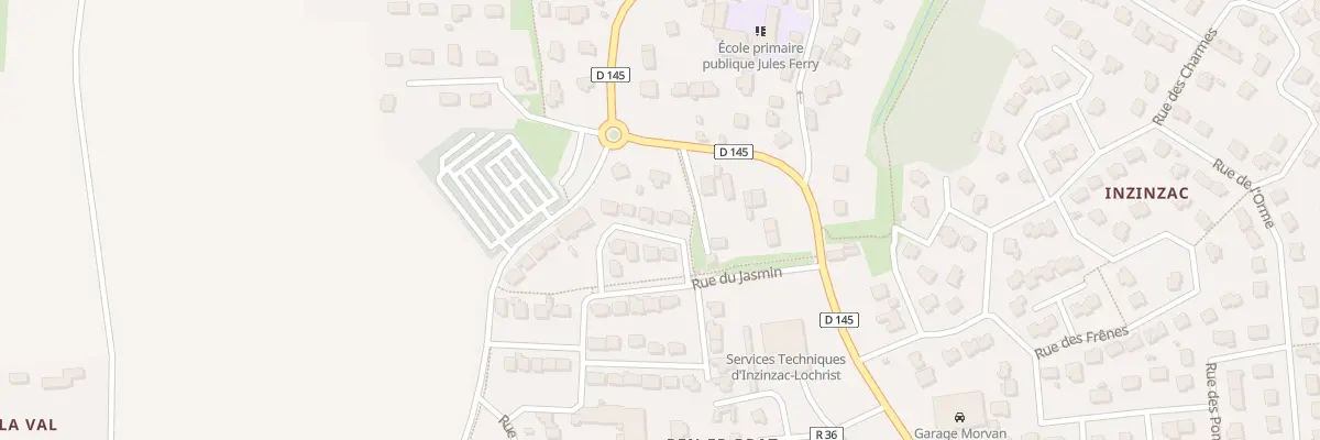 Plan du 9 Rue des Bignones à Inzinzac-Lochrist