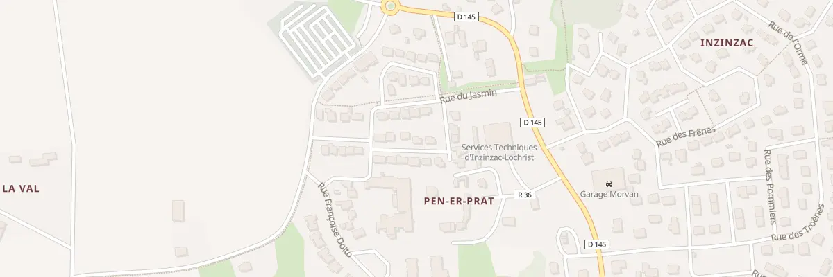 Plan du 8 Rue des Passiflores à Inzinzac-Lochrist
