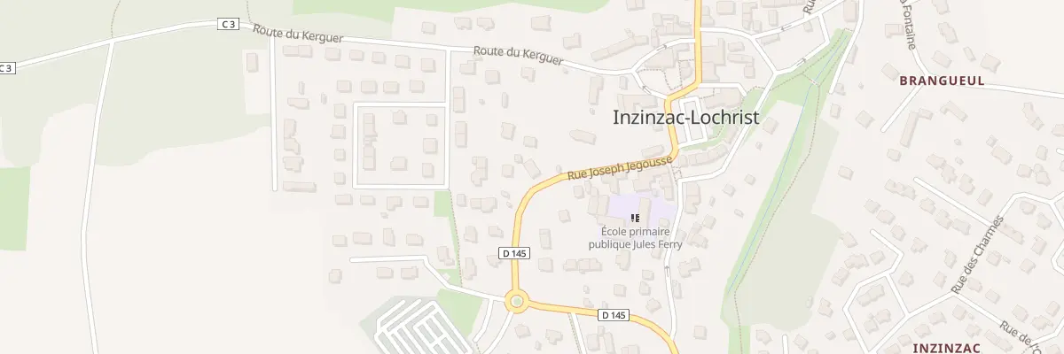 Plan du 14 Rue Joseph Jegousse à Inzinzac-Lochrist