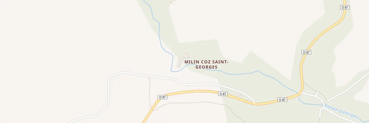 Plan du 5014 Milin Coz Saint Georges à Trémargat