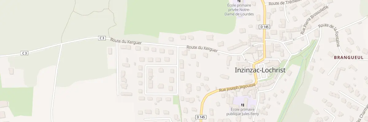 Plan du 35 Cité des Genêts à Inzinzac-Lochrist