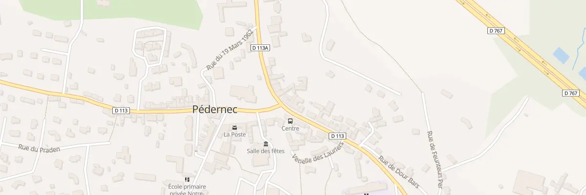 Plan du 3 Rue de Guingamp à Pédernec