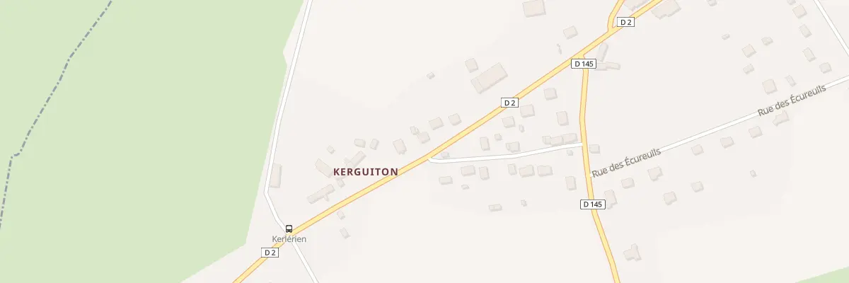 Plan du 3 Kerguton à Inguiniel