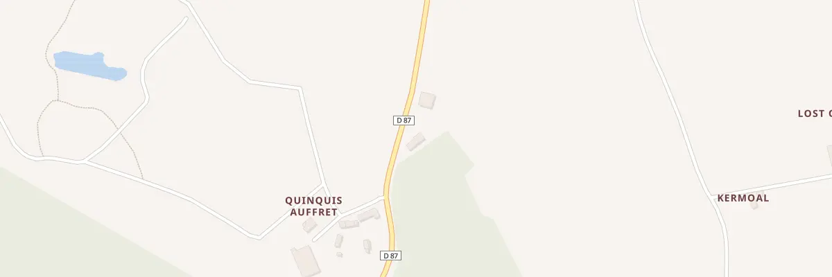 Plan du 5055 Quinquis Auffret à Trémargat