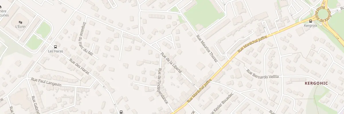 Plan du 20 Rue de la Liberté à Hennebont