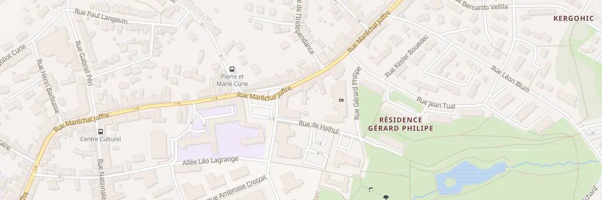 Plan du 3 Rue de l’Abbe Pierre à Hennebont
