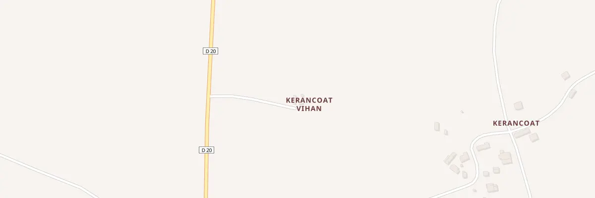 Plan du 5495 Kerancoat à Pont-Melvez