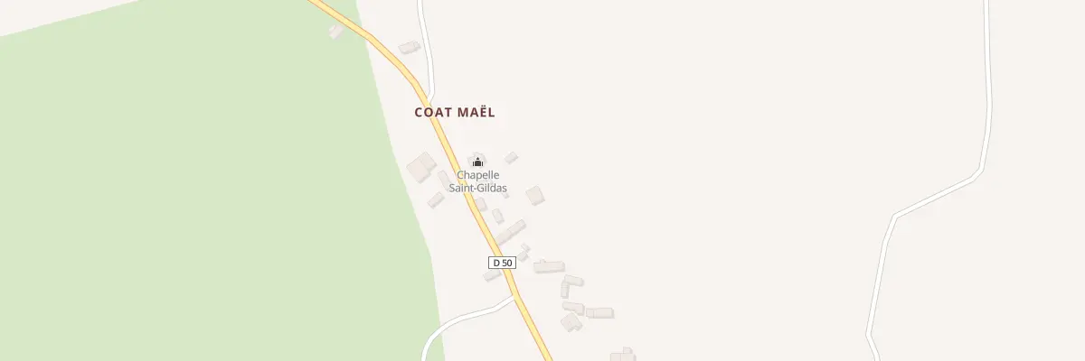 Plan du 10 Coat Maël à Maël-Pestivien