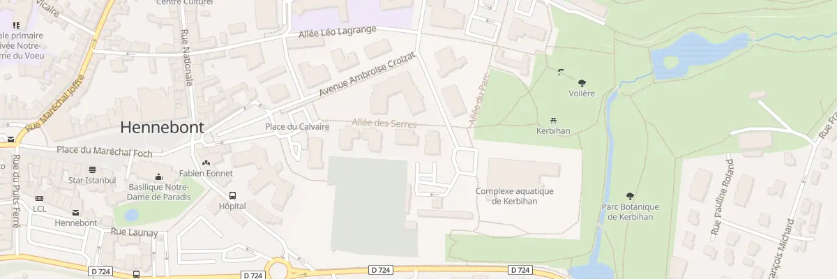 Plan du 6 All des Serres à Hennebont