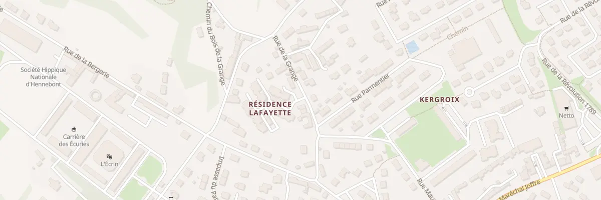 Plan du 13B Rue de la Grange à Hennebont