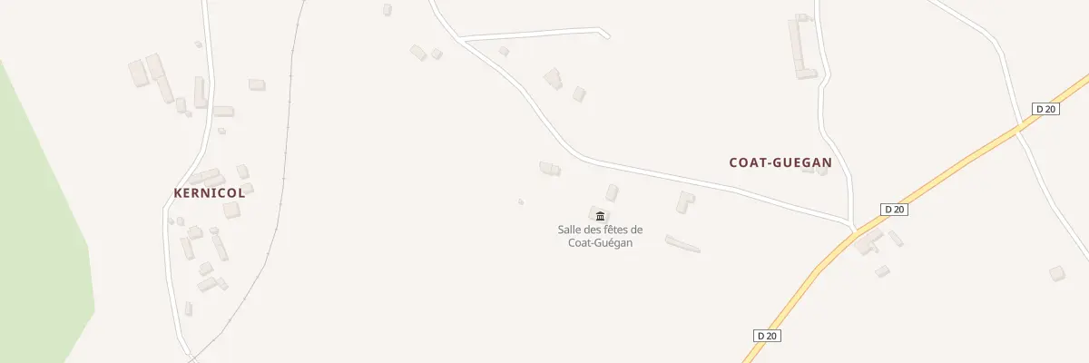 Plan du 5746 Coat Guégan à Pont-Melvez