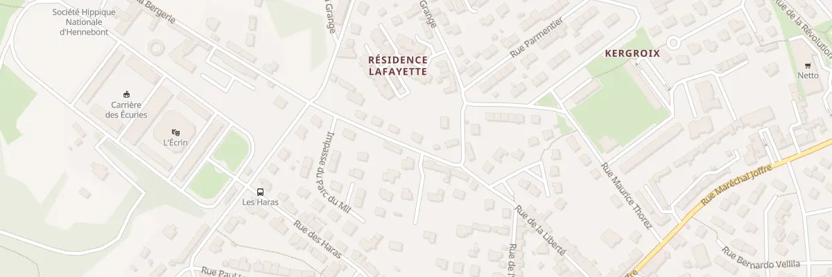 Plan du 24 Rue de la Liberté à Hennebont