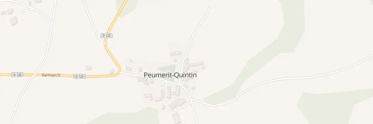 Plan du 35 Le Bourg à Peumerit-Quintin