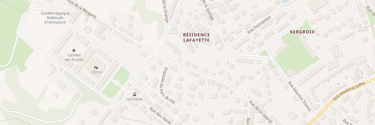 Plan du 28 Rue de la Liberté à Hennebont