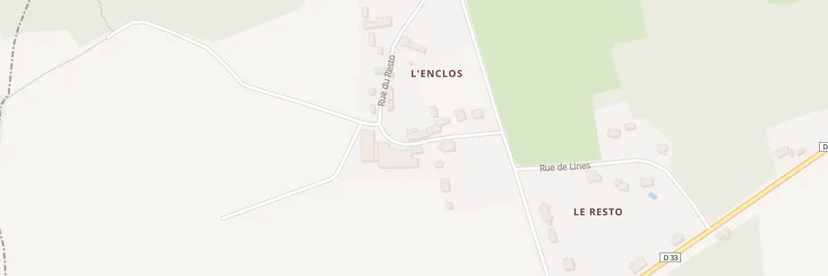 Plan du 5555 Le Resto à Merlevenez