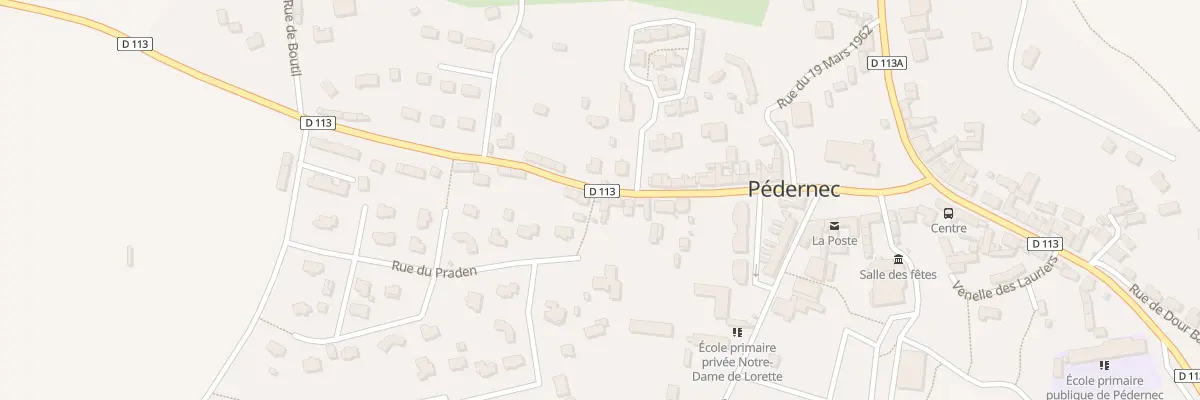Plan du 5066 Rue du Mene Bre à Pédernec